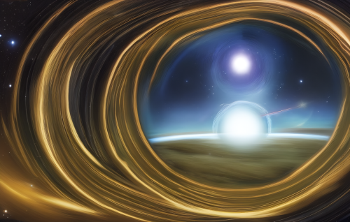sd-Intergalactic stargate portal in the middle of a starry night with a swirling vortex of energy and light by Noah Bradley and John Howe-0